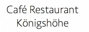 Logo Café Restaurant Königshöhe 