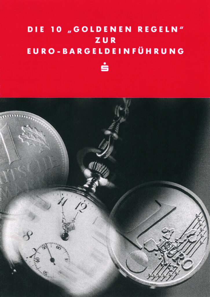 Plakat Sparkasse Euro Einführung 2002