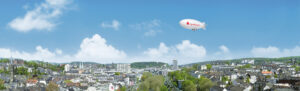 Zeppelin über Wuppertal