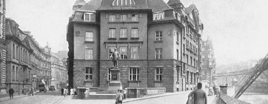 Historische Aufnahme Zuhause Sparkasse Wuppertal Schloßbleiche Wuppertal